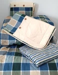 Thomasville 4PC Comforter Set King Lincoln Plaid Casual Blue/green/beige/ivory. Fixed Price $343.75.