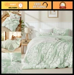 Soft Fluffy 3D Boho King Comforter Set - Luxury Reversible Fuzzy Bedding, Sage. Fixed Price $55.79.