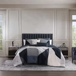 Bebejan Geo Fusion 100% Cotton Sateen 5 Piece Reversible Comforter Set. Fixed Price $131.99.