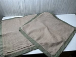 Basket Weave/ratan Croscill Home Euro Pillow Sham 26" Brown/green Edge Set Of. Fixed Price $29.99.