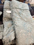 Waterford Damask Blue Jacquard Queen Comforter 2 Euro Shams 1 Standard Sham.. Fixed Price $65.00.