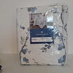 Cannon Home 2-PIECE Quilt Set Twin/twin Xl Blue Floral 68" 90" Open Box. Fixed Price $49.00.