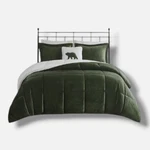 Woolrich Green Alton Plush Sherpa 2-PIECE Full/queen Size Comforter Set. Fixed Price $58.32.