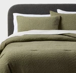 Full/queen Boucle Comforter Set Green - Threshold Rare New. Fixed Price $70.00.
