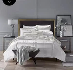 Hotel Collection Structure White 3 Piece Full / Queen Comforter New. Fixed Price $150.00.