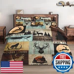 Wecozy King Size Comforter Set With 2 Pillowcases, Pine Animal Deer 3 Pcs Beddin. Fixed Price $93.01.
