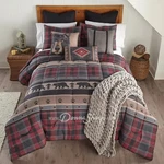 Donna Sharp Canoe Trip 3PC Comforter Bedding Set. Fixed Price $25.00.