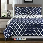 Meridian 100% Cotton Reversible Duvet Cover Soft Printed Comforter + Shams. Fixed Price $64.99.
