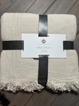 New $360 Hotel Collection Ripple Throw Cream - Gauze Feel 50 X 70 Lightweight. Fixed Price $59.99.