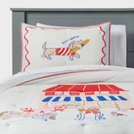 Pillowfort Twin 'patisserie Pets' Cotton Comforter Set Nwts Cute Dachshund Sham. Fixed Price $28.50.