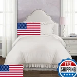 Lush Decor Reyna White Twin Xl Comforter Set Soft Ruffled Bedding Matching Sham. Fixed Price $57.75.
