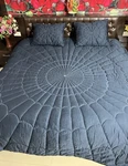White Cotton Quilt King Blanket Comforter Queen Bedding Set. Fixed Price $75.00.