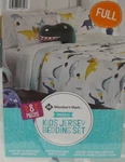 Nip Members Mark 8PC. Full Size Kids Jersey Bedding Set/dinosaur Pillow. Fixed Price $69.00.