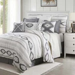 New In Package - Free Spirit Comforter Set, Super Queen, 4PC. Fixed Price $320.00.