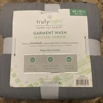 Truly Calm Home For Health Garment Wash Quilted Throw Blanket 60X70IN Gray New. Fixed Price $25.00.