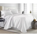 Vilano Oversized White Microfiber Full/queen Quilt And Sham Set. Fixed Price $24.75.