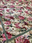 Vtg Chaps Ralph Lauren Rosemont King Comforter Floral Houndstooth Cotton. Fixed Price $119.88.