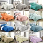 Oversized Queen/king 4PIECE Quilt Set Elegant Damask Embroidery Soft Lightweight. Fixed Price $102.07.