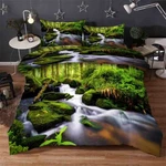 Mossy Rock Forest 3D Printing Duvet Quilt Doona Covers Pillow Case Bedding Sets. Fixed Price $120.48.
