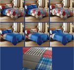 Shavel Home Prod Micro Flannel 6 In 1 Comforter Set Full/queen Berry Patch Plaid. Fixed Price $40.00.