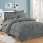 Sweet Home Collection 8 Piece Bed In Bag With Dobby Stripe Comforter, Sheet.... Fixed Price $49.11.