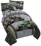 Jay Franco Monster Jam Mj Life 4 Piece Twin Bed Set-includes Reversible Comfo.... Fixed Price $77.42.