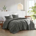 510 Design Porter 2PCS Comforter Set Microfiber Grey Twin/twin Xl Grid Pattern. Fixed Price $31.90.