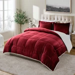 Cathay Home Full Comforter Set: Ultra Soft & Plush Reversible Micromink Sherpa. Fixed Price $59.99.