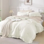 Sleep Cozy All Season - Andency Ivory Queen Comforter Set 3 Pieces. Fixed Price $89.99.