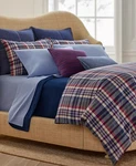 Ralph Lauren Wilson Plaid Reversible Comforter 2-PC. Set Twin $400 Navy Multi. Fixed Price $220.00.