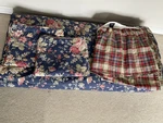 Chaps Cape Cod Full 4 Pc Floral Reversible Comforter Set Shams Bed Skirt. Fixed Price $115.00.
