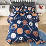 Andency Soccer Basketball Baseball Football Comforter Set TWIN(66"X90"), Sport. Fixed Price $81.59.