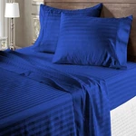 Best Sheets/duvet Covers/pillow Cases Egyptian Cott Select Item Royal Blue Strip. Fixed Price $178.79.