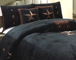 Lone Star Barbed Wire 7-PIECE Queen Comforter Set Rustic Lodge Style. Fixed Price $206.99.