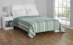 Mainstays Green Vertical Stripe Microfiber Quilt, King - Reversible. Fixed Price $39.99.