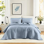 Comfort Spaces Blue Oversized King Set 120"X118" Bedspread Quilted Summ.... Fixed Price $90.25.