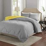 Spaces Vixie Reversible Comforter Set - Modern Geometric Quaterfoil. Fixed Price $182.90.