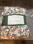New Laura Ashley Sweet Memories Red/evergreen Full/queen Comforter & Shams Set. Fixed Price $140.99.