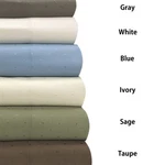 600 Thread Count Bed Sheets Set- Wrinkle-free Woven Swiss Dots. Fixed Price $59.99.