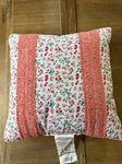Pioneer Woman Floral Lace Pink Green Coral Throw Pillow 16 X. Fixed Price $15.00.