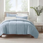 Serta Simply Clean Ultra Soft Hypoallergenic Solid 3 Piece Comforter Set, King,. Fixed Price $55.00.