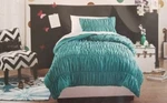 2 Pc Xhilaration Teal Twin Comforter And Sham Set Nip. Fixed Price $50.15.