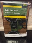 John Deere Twin Skirt Brown Plaid Tractor Farmhouse Bedding Collection New. Fixed Price $12.71.