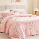 Intelligent Design Malea Shaggy Comforter Set Long Faux Fur Cozy Down. Fixed Price $101.47.