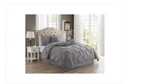 Cathay Home Inc. Premium Collection Pintuck 3-PC. Comforter Set, King Misty Bl. Fixed Price $68.00.