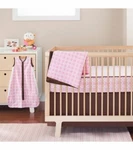4 Pc Skip Hop Pink Lattice Complete Sheet Crib Bedding Set Nip. Fixed Price $67.15.