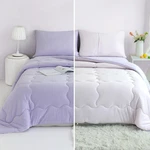 Reversible Softness Pink Purple Twin Comforters Sets Girl College Dorm, C.... Fixed Price $55.20.