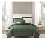 Mainstays 10 Pc Green Texture Bed Bag Comforter Set Sheets, King New Sealed. Fixed Price $39.99.