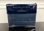 Ralph Lauren Shelter Piont Collection Barret Duvet Cover Embroidered Blue King. Fixed Price $465.00.