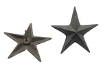 6 Cast Iron Nail Stars Craft Western Decor Texas Lone Rustic 3/8"W. Fixed Price $19.95.